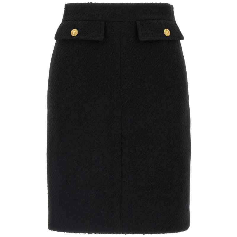 Chloé Bouclé Wool Skirt
