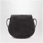 Chloé Saddle Marcie bag in Kohl Brown suede