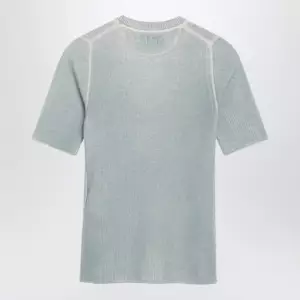 Chloé Blue-grey wool-blend knit top