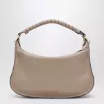 Chloé Small Marcie Wood Smoke leather bag