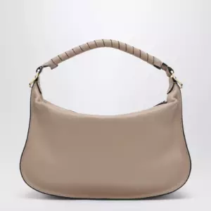 Chloé Small Marcie Wood Smoke leather bag