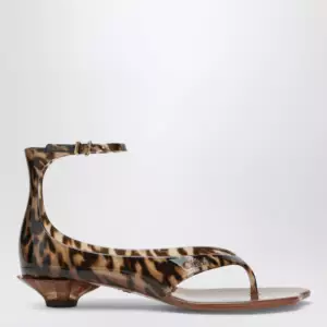 Chloé Jelly sandals in TPU with leopard print