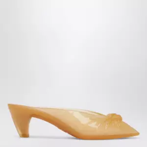 Chloé Jelly mules with bow in orange TPU
