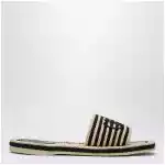Chloé Sand mules in hand-braided recycled rope, black