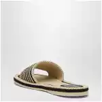 Chloé Sand mules in hand-braided recycled rope, black