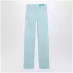 Chloé Straight jeans in turquoise organic cotton denim