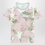 Chloé Baby-fit crew-neck T-shirt in organic cotton jersey, multicolor