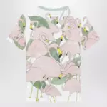 Chloé Baby-fit crew-neck T-shirt in organic cotton jersey, multicolor