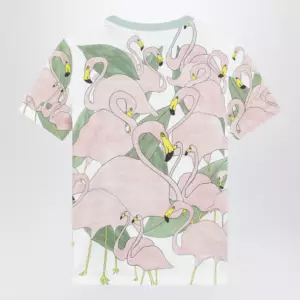 Chloé Baby-fit crew-neck T-shirt in organic cotton jersey, multicolor