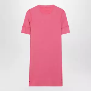 Chloé Pink Henley mini dress in cotton jersey