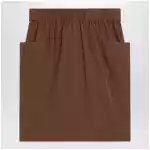 Chloé Brown skirt with oversized bow