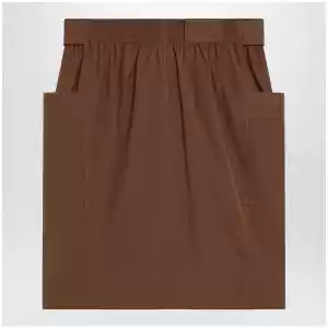Chloé Brown skirt with oversized bow