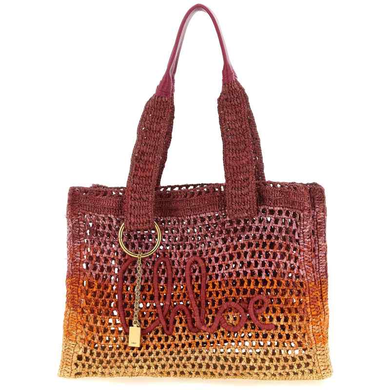 CH26US904S148ZA_01_M_2026-04-07T08-48-39.487Z-2 Chloé East-west Summer Banana Shopping Bag