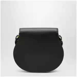 Chloé Black Saddle Marcie bag in grained leather