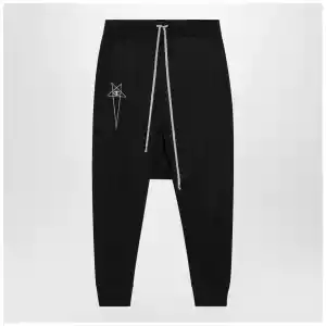 Champion x Rick Owens Black Prisoner Drawstring joggers