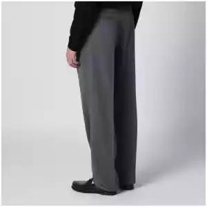 PT Torino Grey Pants in Virgin Wool
