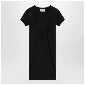 Coperni Black mini dress with heart