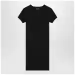 Coperni Black mini dress with heart