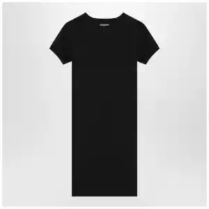 Coperni Black mini dress with heart