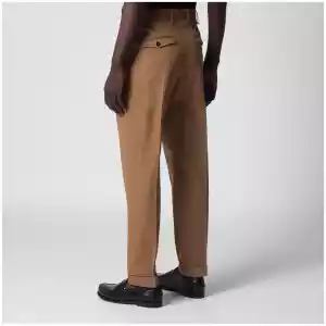 PT Torino Biscuit-colored cotton trousers