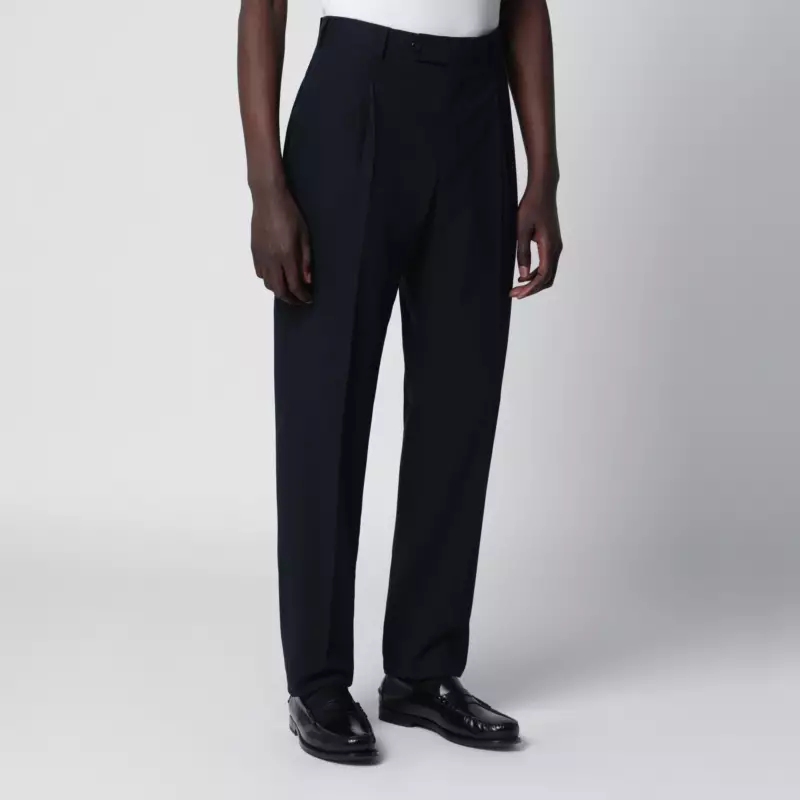 PT Torino Blue cotton trousers