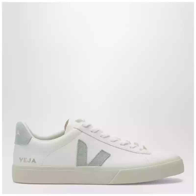 VEJA Campo sneakers in white and matcha leather