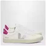 VEJA Campo sneaker in white, silver and purple leather