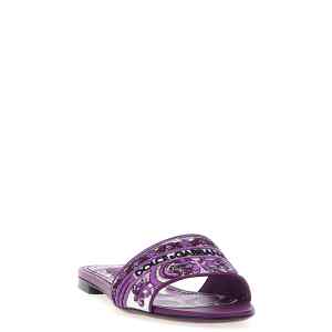Dolce & Gabbana Maiolica Embroidery Slides