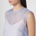 P.A.R.O.S.H. Sky blue tank top in silk