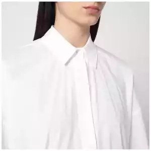 P.A.R.O.S.H. White chemise dress in cotton