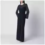 P.A.R.O.S.H. Blue jumpsuit with belt