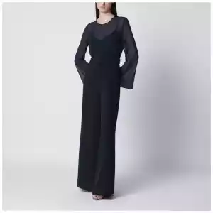 P.A.R.O.S.H. Blue jumpsuit with belt