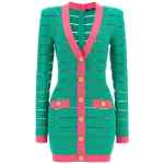 Balmain Two-tone Knit Dress