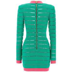 Balmain Two-tone Knit Dress