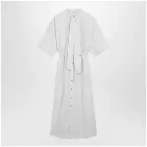 LEMAIRE Reversible cream-colored silk-blend dress