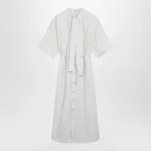 LEMAIRE Reversible cream-colored silk-blend dress