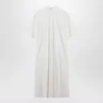 LEMAIRE Reversible cream-colored silk-blend dress