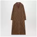 Max Mara Olive green shirt dress in cotton