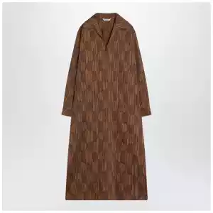 Max Mara Olive green shirt dress in cotton