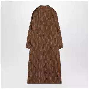 Max Mara Olive green shirt dress in cotton