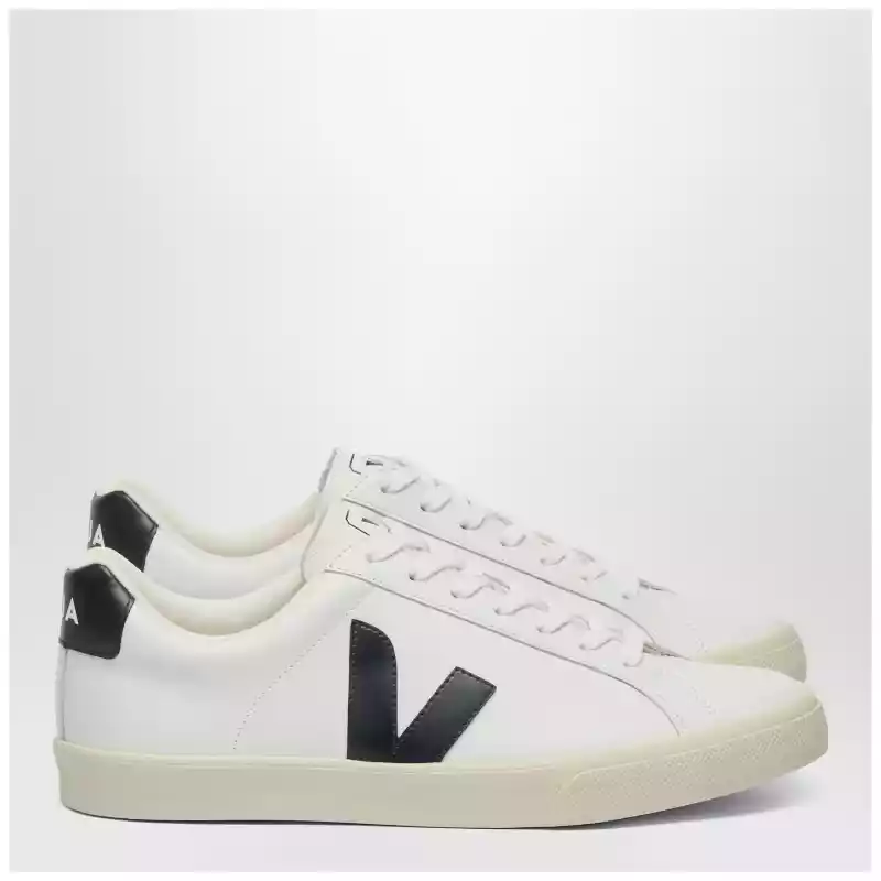 VEJA Sneaker Esplar in white and black leather