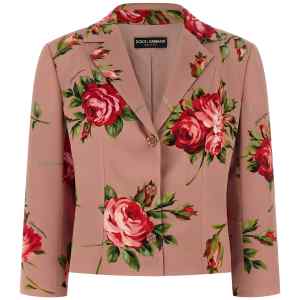 Dolce & Gabbana Bouquet Rose Blazer
