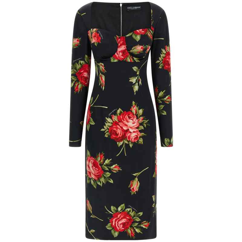 Dolce & Gabbana Bouquet Rose Dress