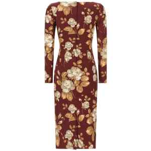 Dolce & Gabbana Rose Print Dress