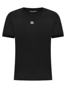 Dolce & Gabbana Rhinestone Logo T-shirt