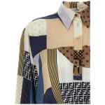 Fendi Patchwork Silk Dress