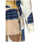 Fendi Patchwork Silk Dress