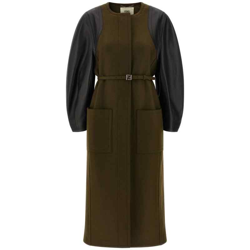 Fendi Wool Felt Coat