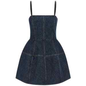 Fendi Ff Denim Dress