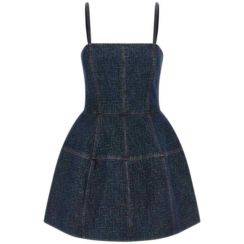 Fendi Ff Denim Dress